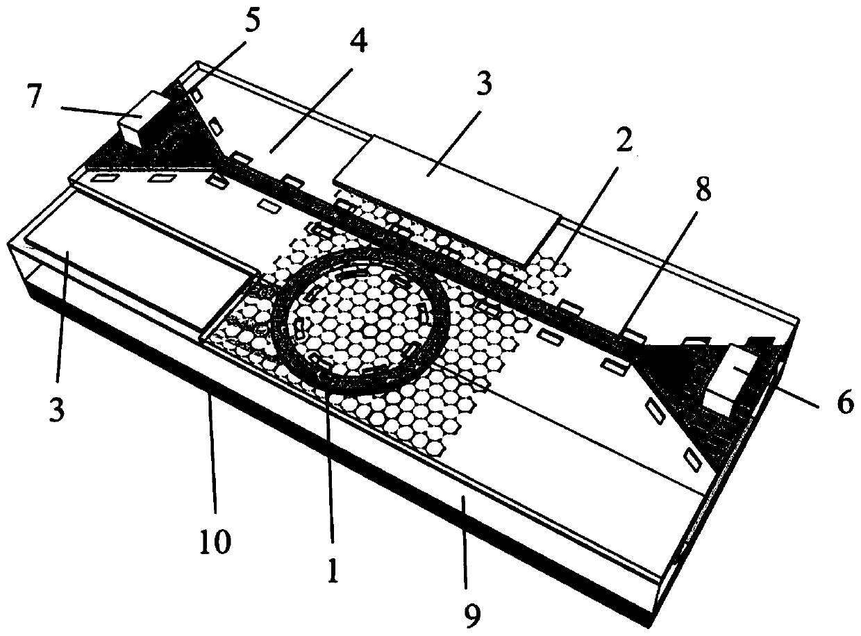 Resonant cavity enhanced monolithic integrated sensor and measurement method