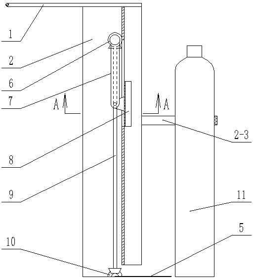 Medical oxygen bottle carrying vehicle