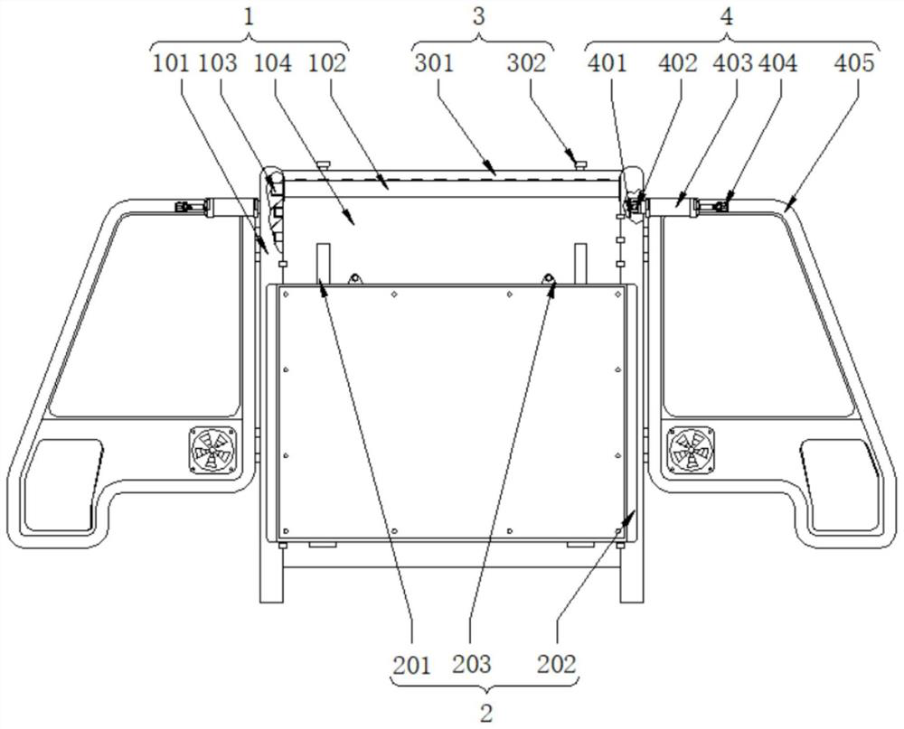 Cab assembly with high torsional rigidity