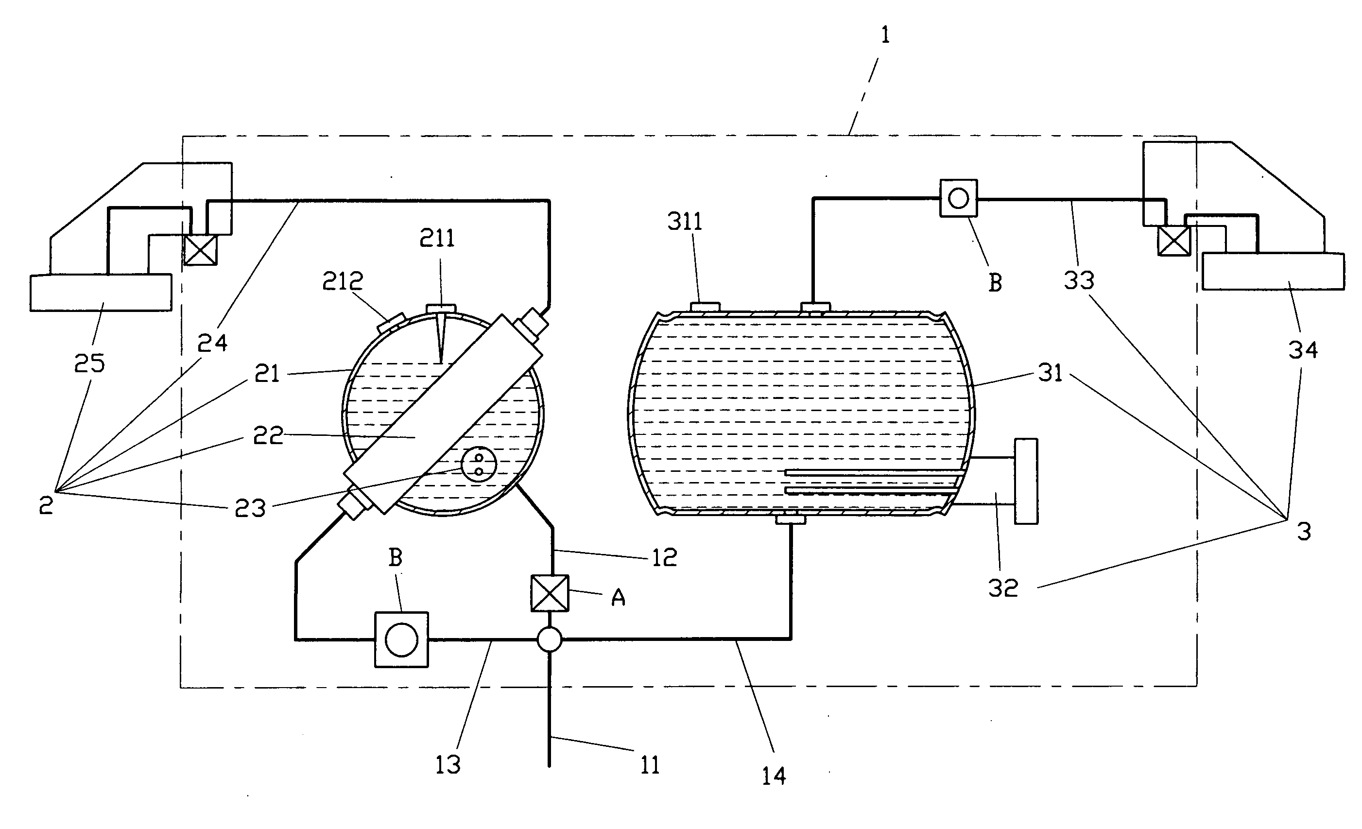 Two-in-one beverage mechanism