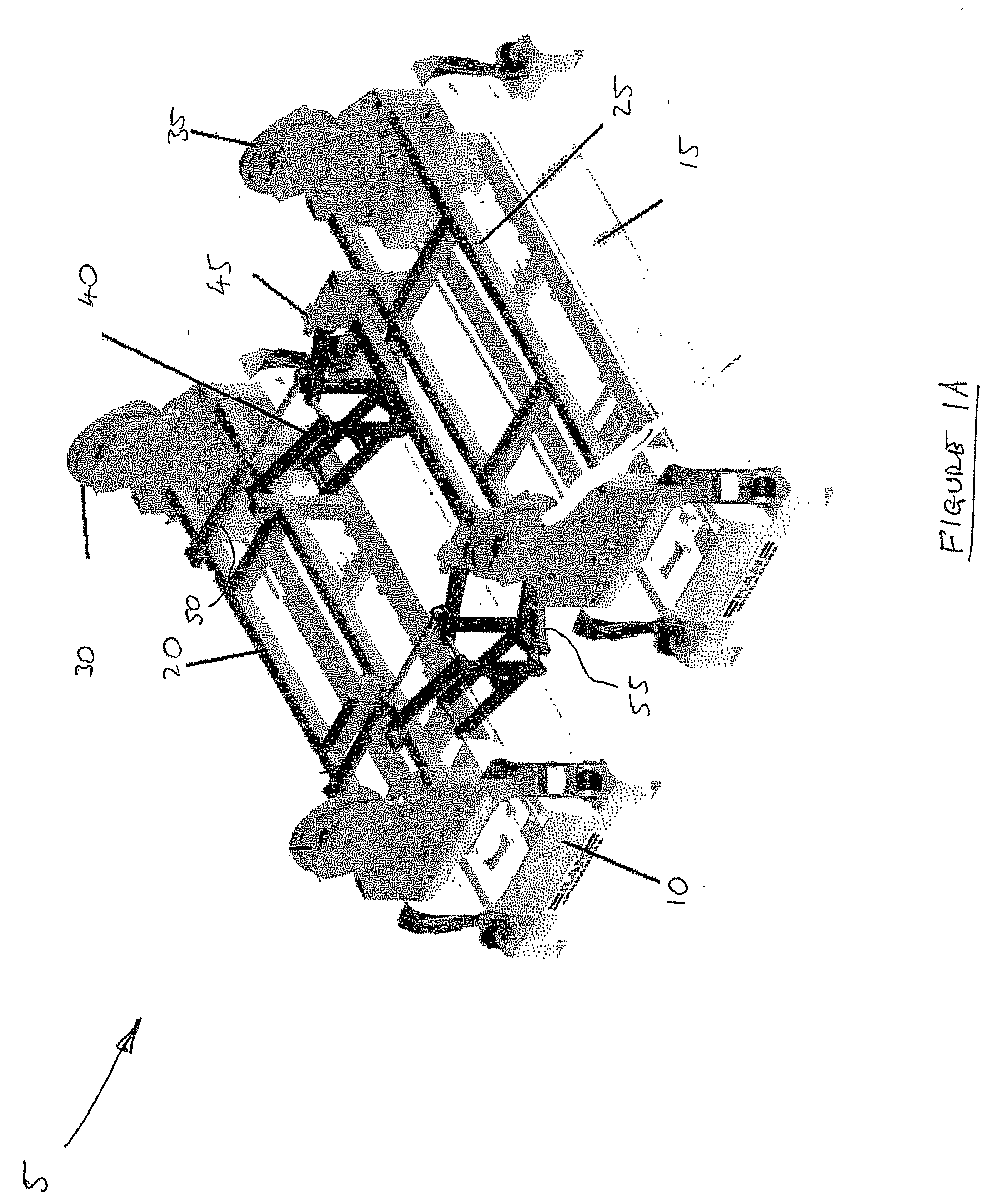 Method and apparatus for effecting relative movement of containers