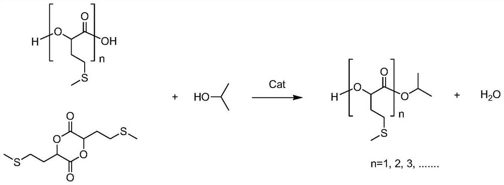 Methionine hydroxyl analogue isopropyl ester compound as well as preparation method and production system thereof