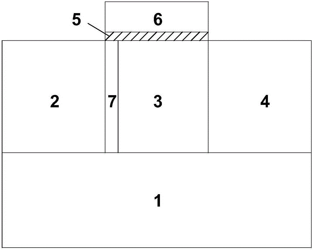 A vertical tunneling field effect transistor