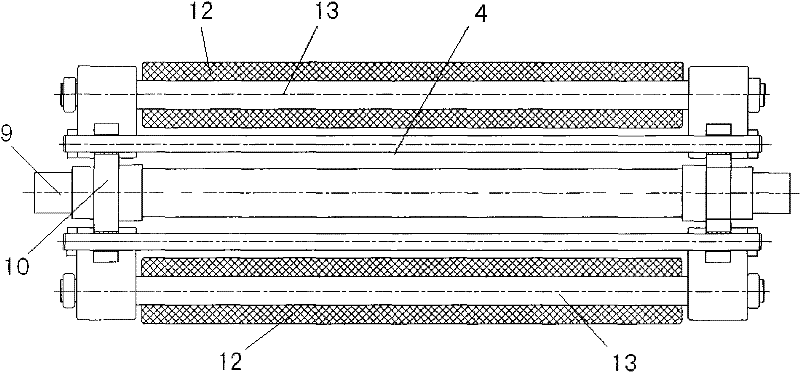 Fiber bundle dividing and washing method and device