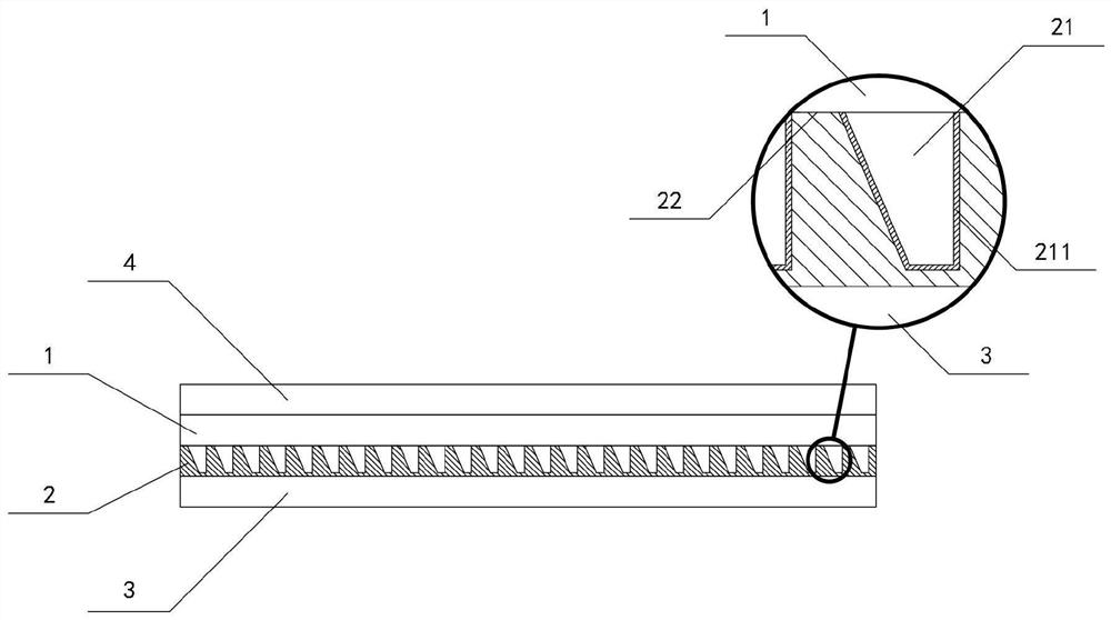 Preparation method of transparent holographic film and transparent holographic film