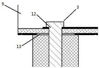 Waveguide and microwave transition circuit with adjustable working frequency