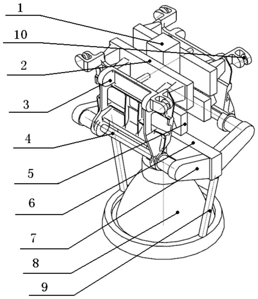 A casting system for complex thin-walled parts of superalloy