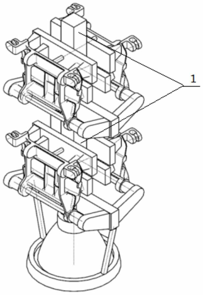 A casting system for complex thin-walled parts of superalloy