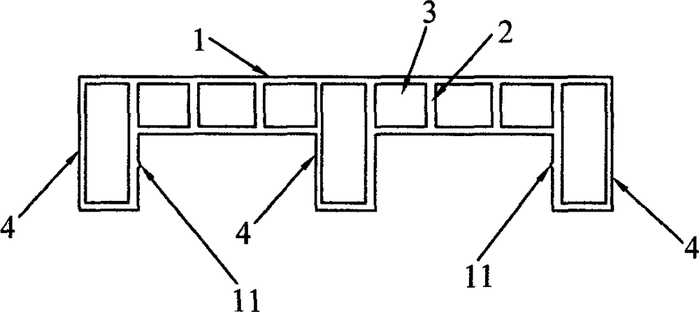 Manufacturing method of plastic building formwork