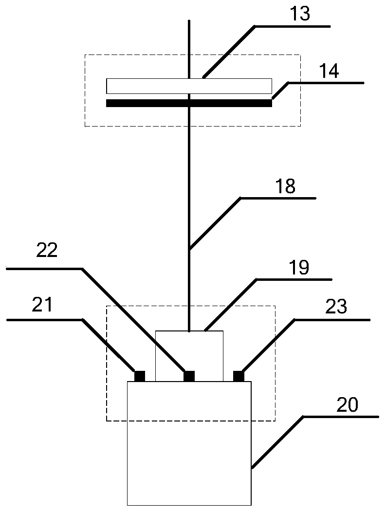 Multiple-swing angle detection device based on light sensing positioner for multi-lifting-appliance bridge crane