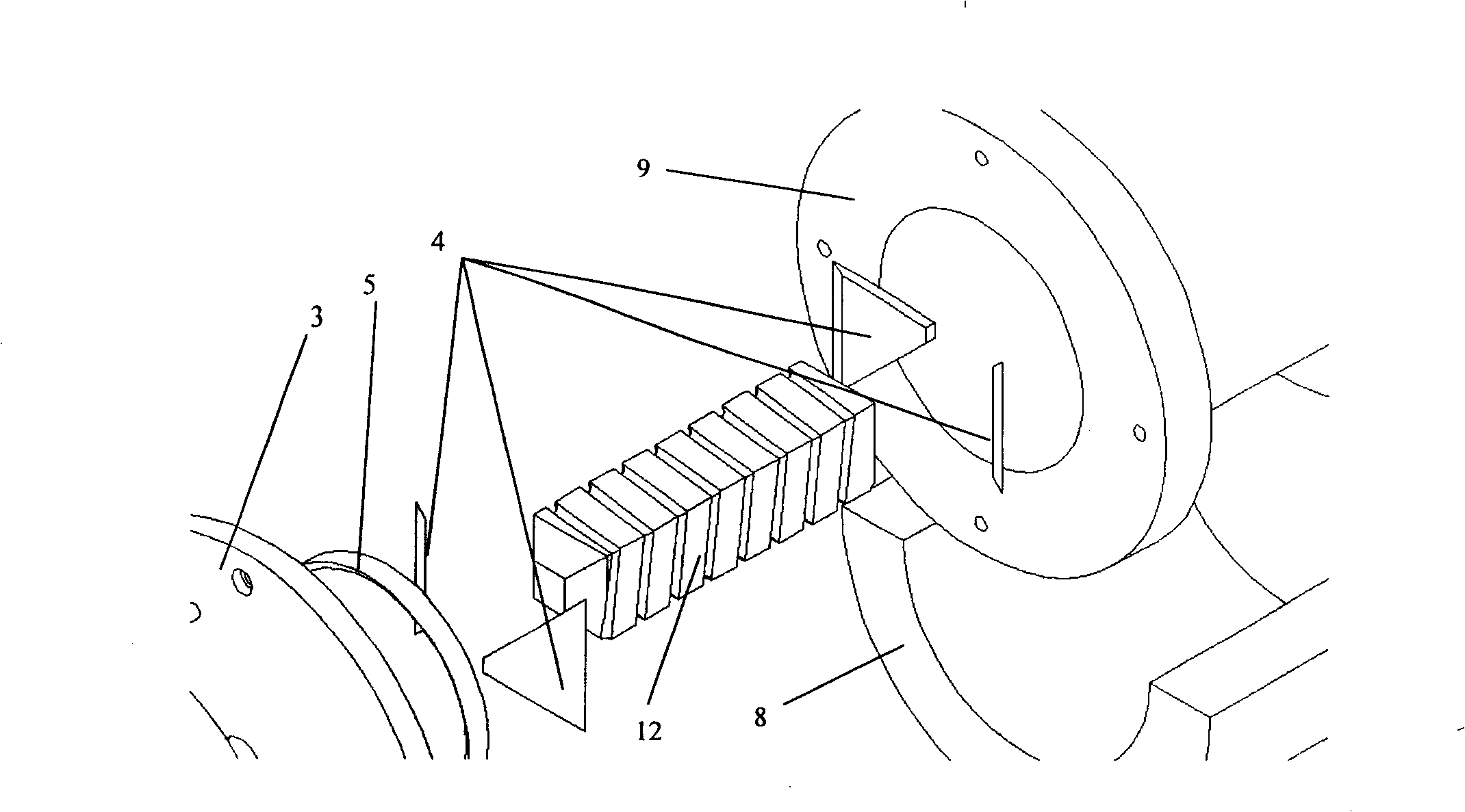 Quasi-two-dimension magnetic fluid acceleration transducer