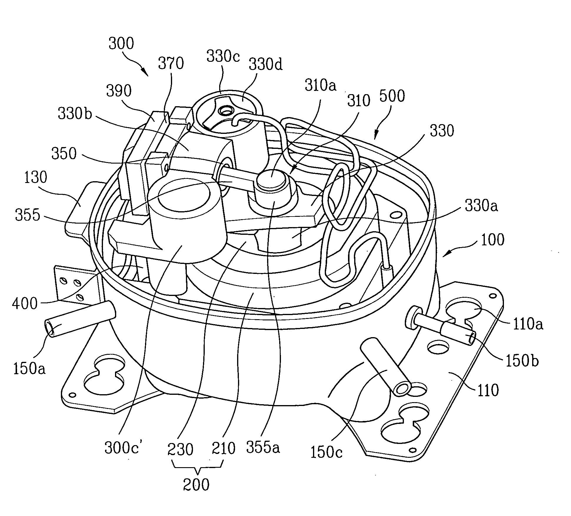 Hermetic compressor