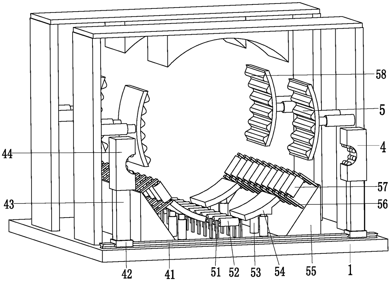 Automatic machining robot of petroleum tank barrel