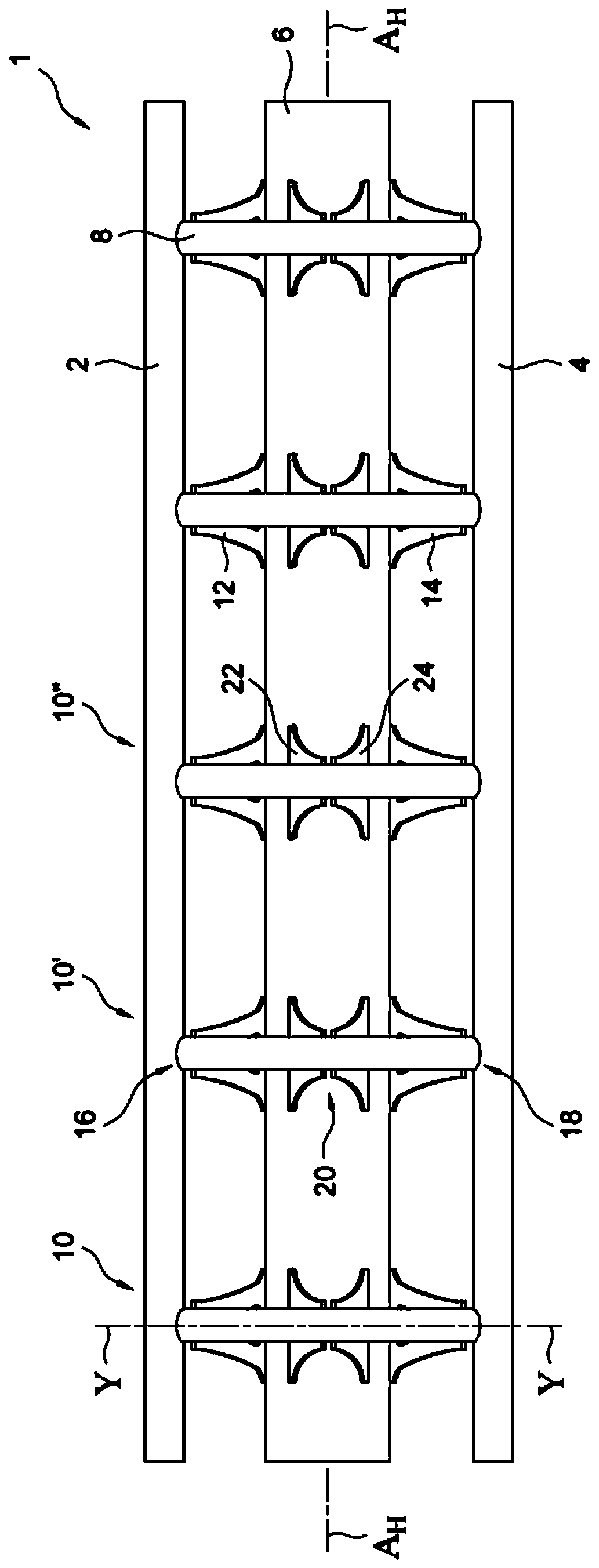 Backbone rail for a roller coaster and roller coaster arrangement