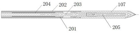 Microwave ablation electrode needle device