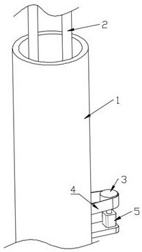 Flue gas waste heat recycling device for waste incineration power plant