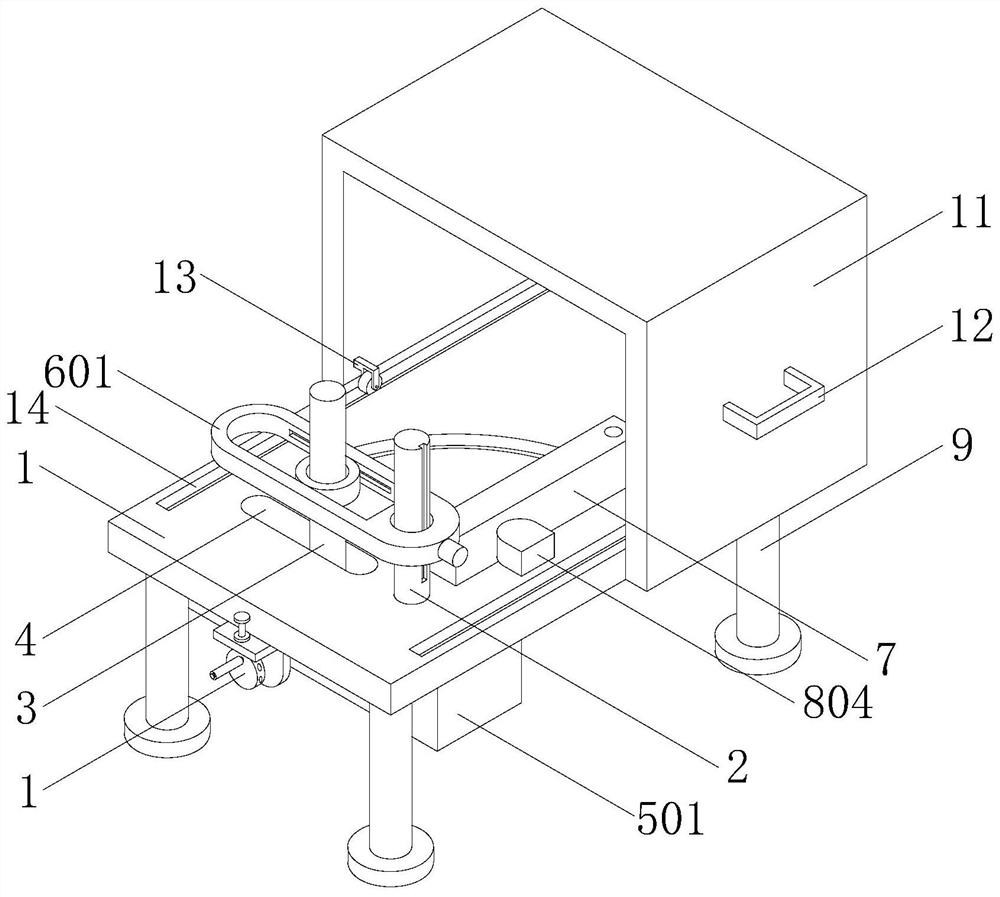 Bending device for accessories for engineering machinery cab and using method