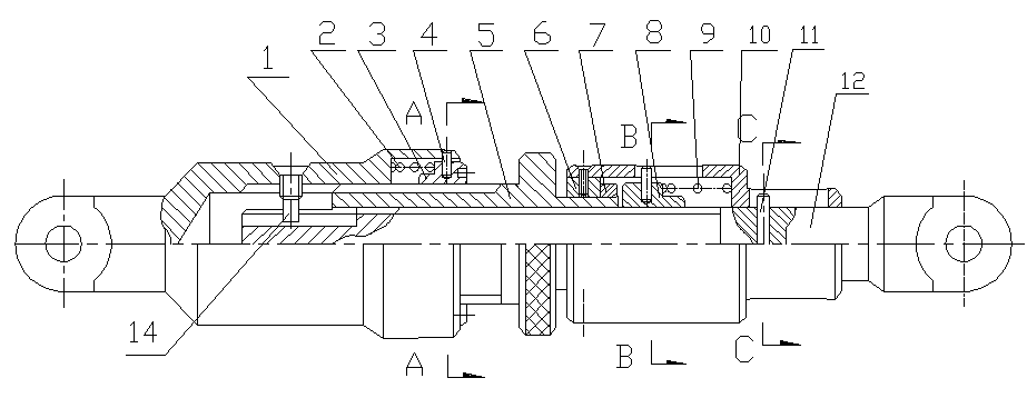 Constant-force self-locking differential screw fine-tuning device