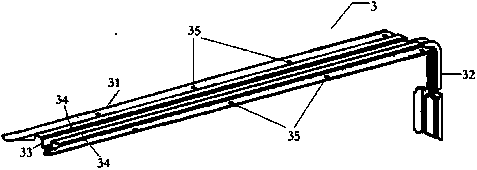 Connection assembly between bodies of refrigerator