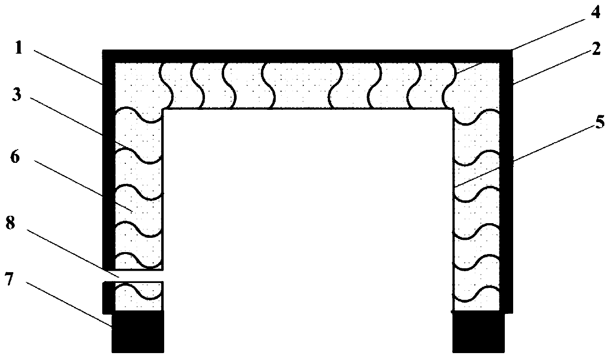 A working protection device for blasting vibration sensor