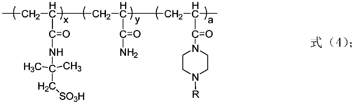 High-injection salt-resistant polymer for oil recovery, ternary composite system and preparation method thereof