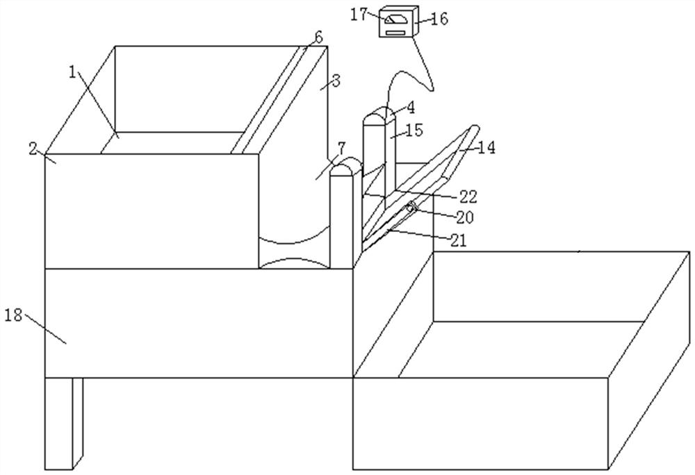 A fish metal content detection device based on electrical signals