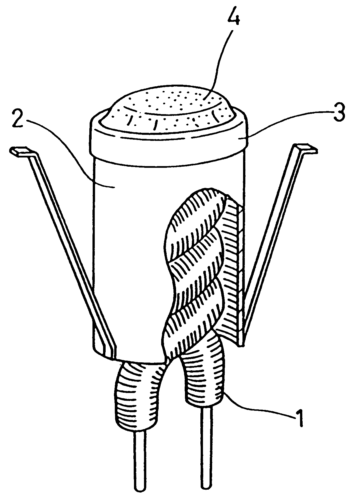 Emitter material for cathode ray tube having at least one alkaline earth metal carbonate dispersed or concentrated in a mixed crystal or solid solution