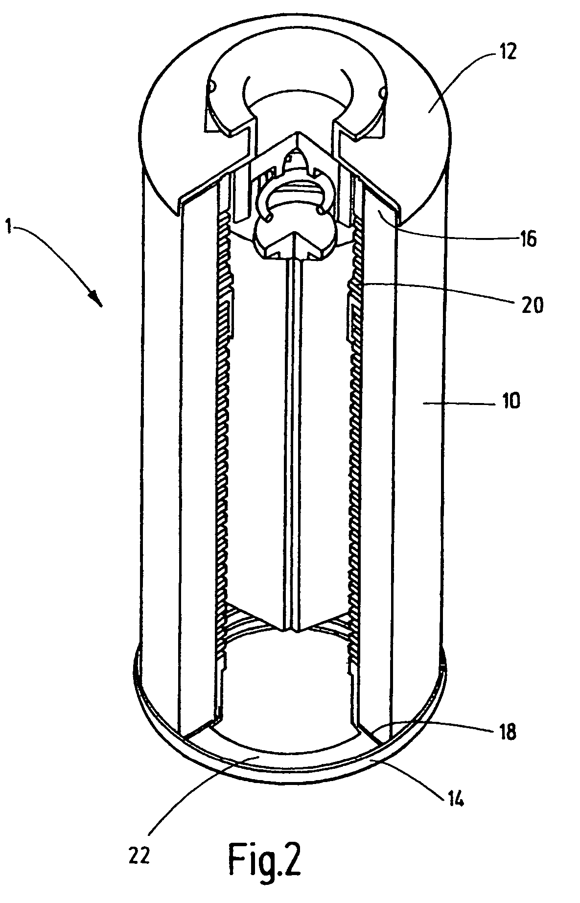 Filter device for purifying fluids