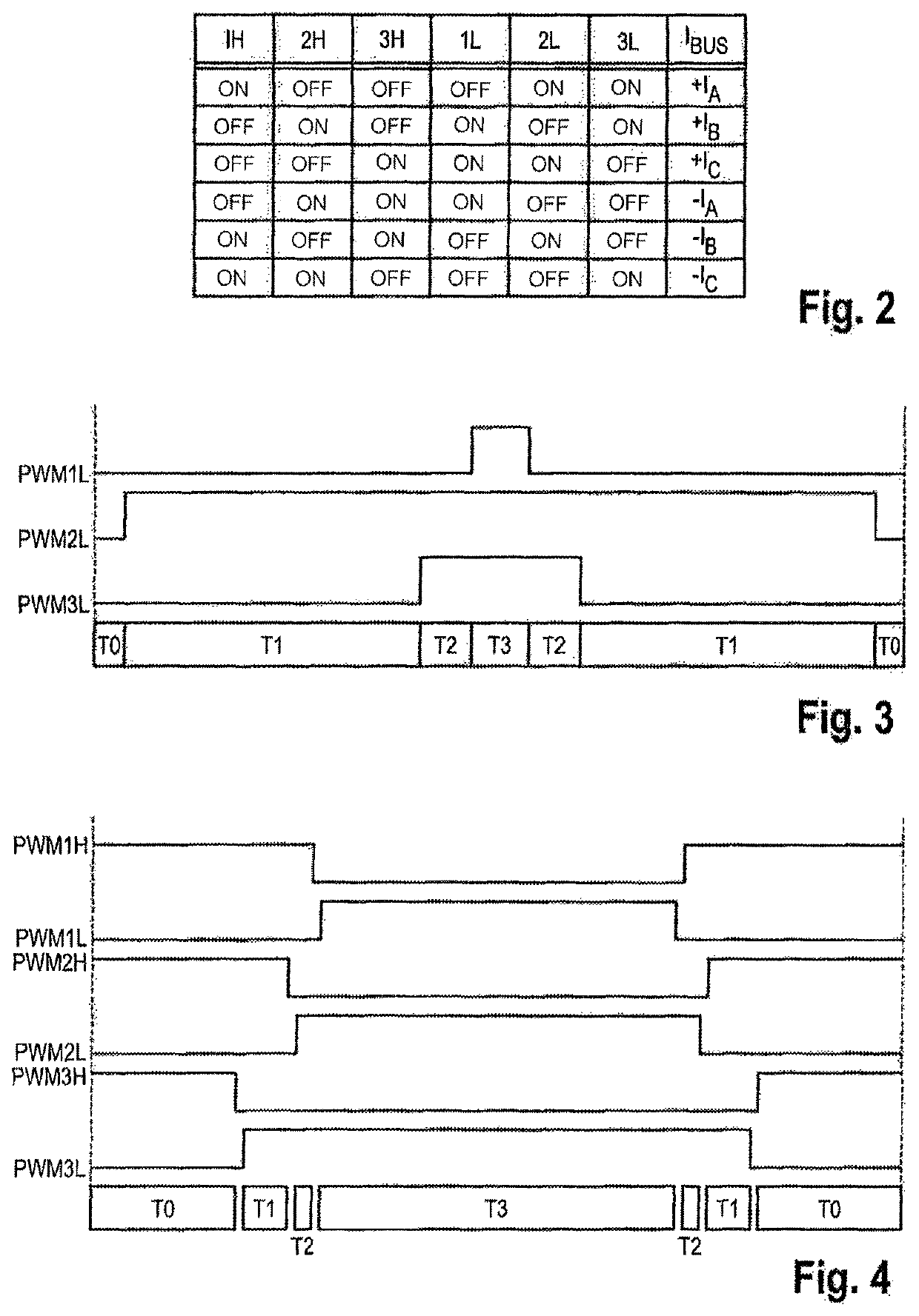 Method for operating an electronically commutated synchronous machine, and actuation circuit