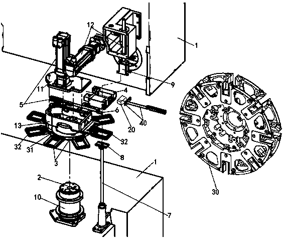 Double-aluminum-packet combining device for cigarette packets