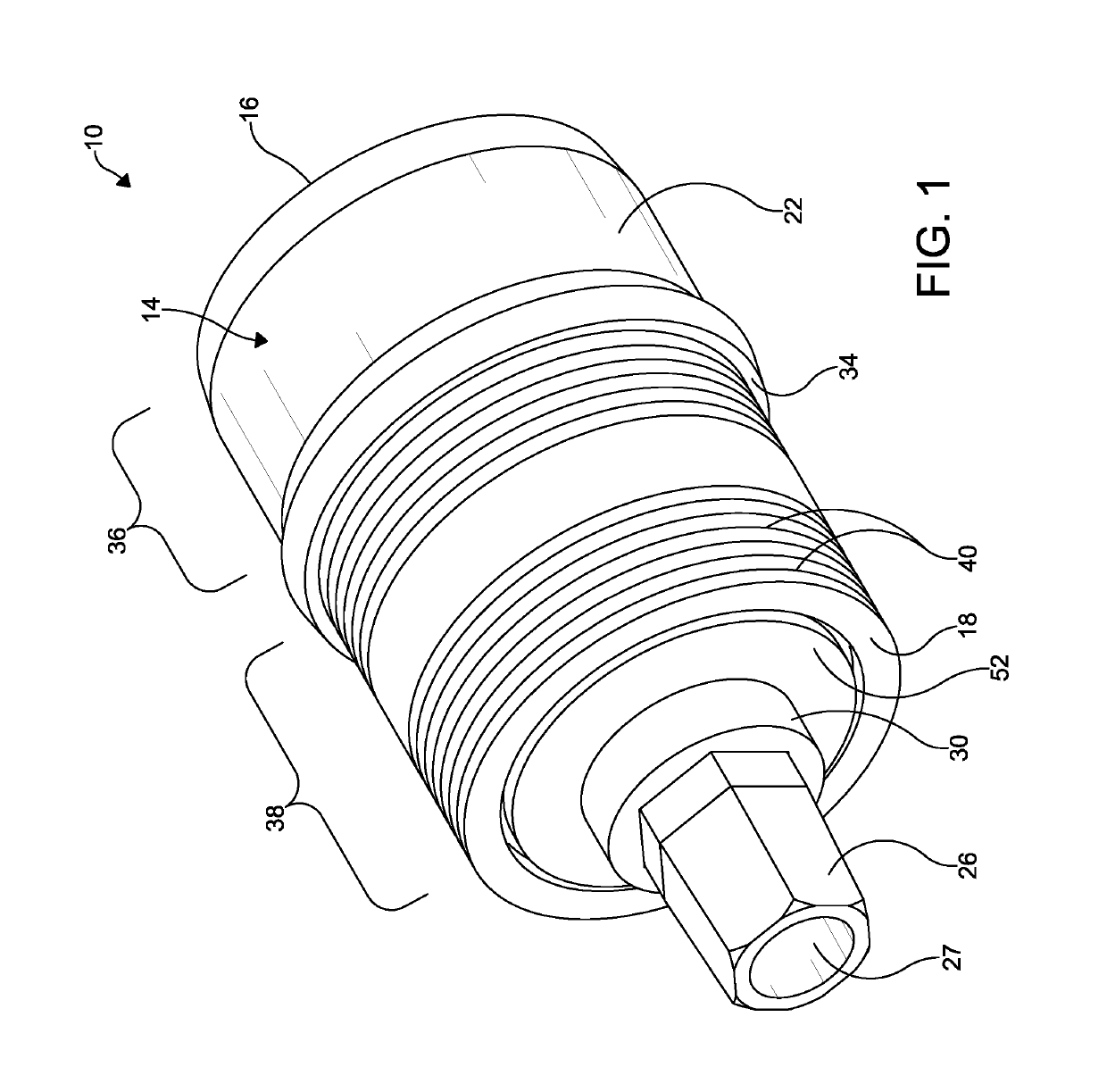 Cartridge bearing assembly for roller conveyors