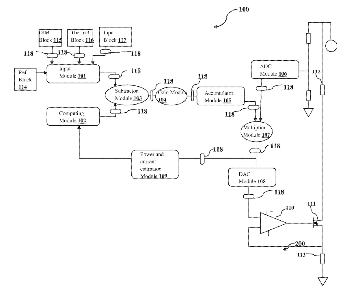 A system and method to regulate primary side current using an event driven architecture in LED circuit