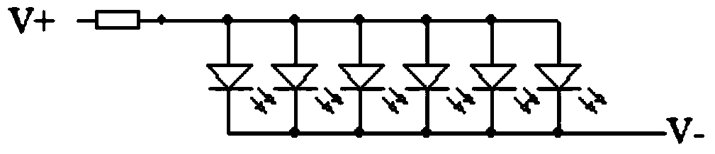 A LED module with temperature signal output and detection current signal output and its application circuit