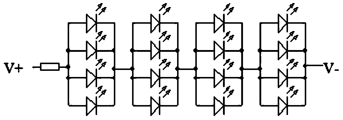 A LED module with temperature signal output and detection current signal output and its application circuit