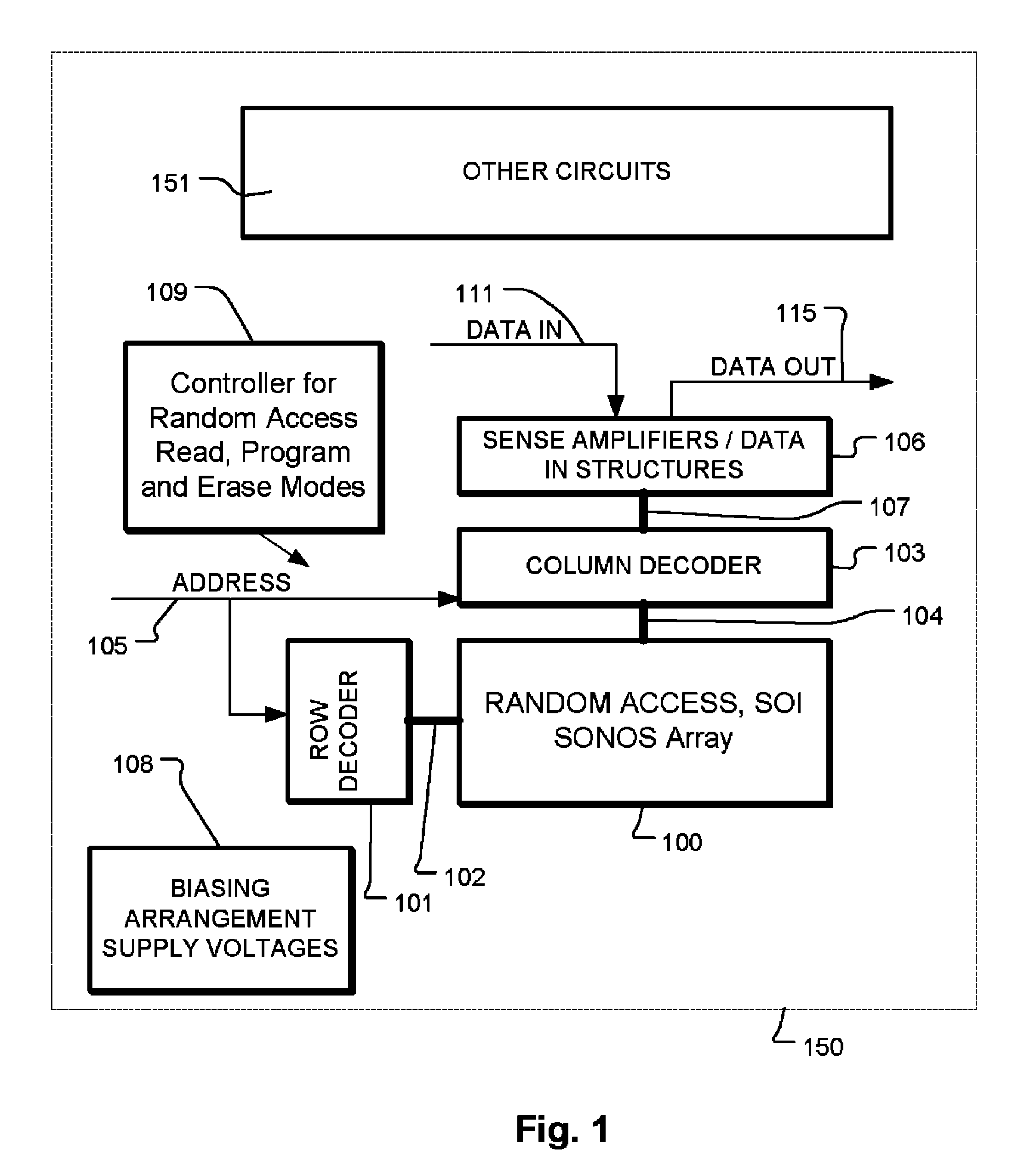 One-transistor cell semiconductor on insulator random access memory