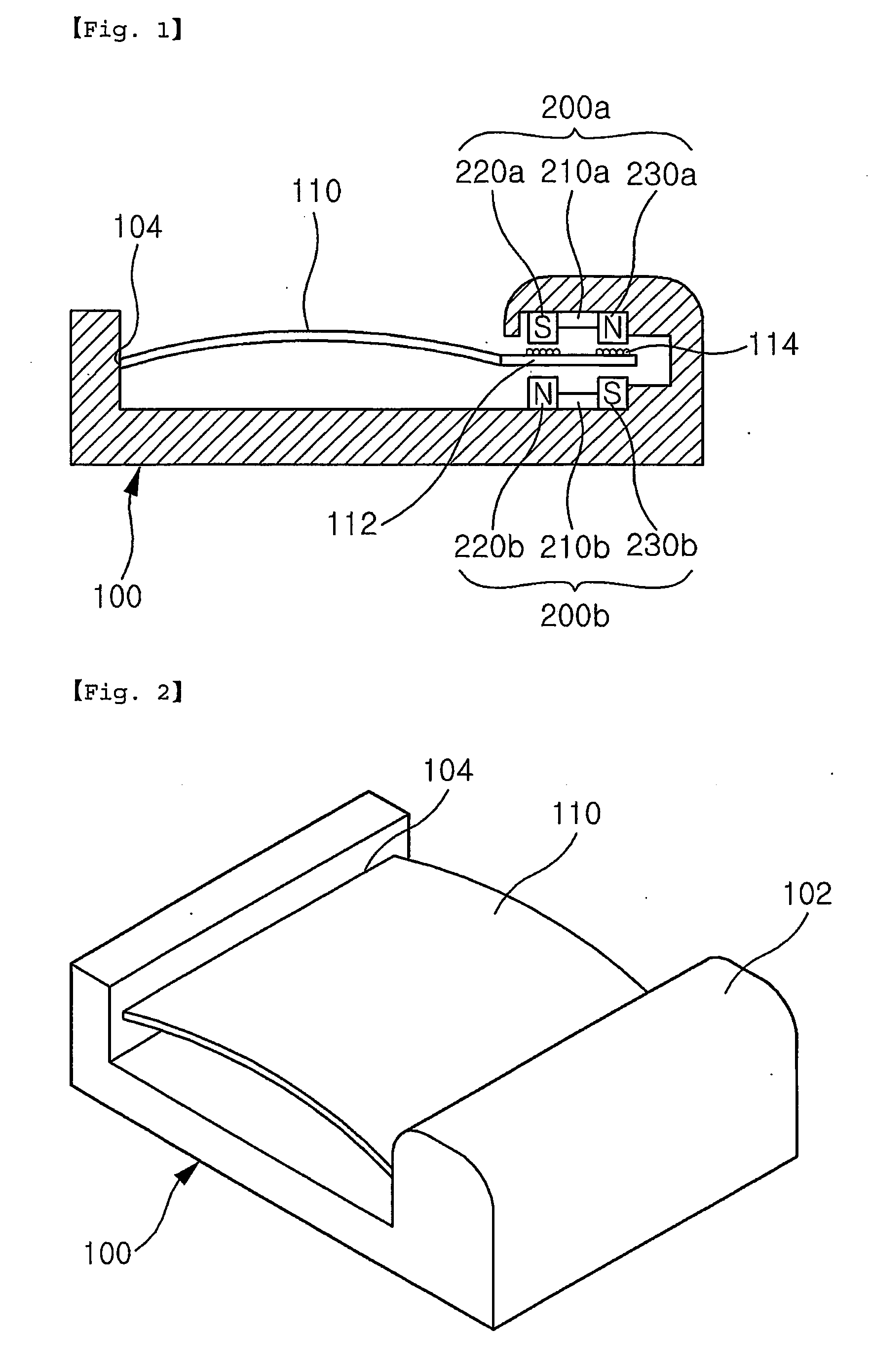 Plate type speaker using horizontal vibration voice coil