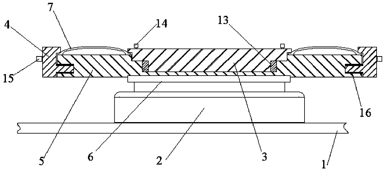 Automobile brake pad processing device