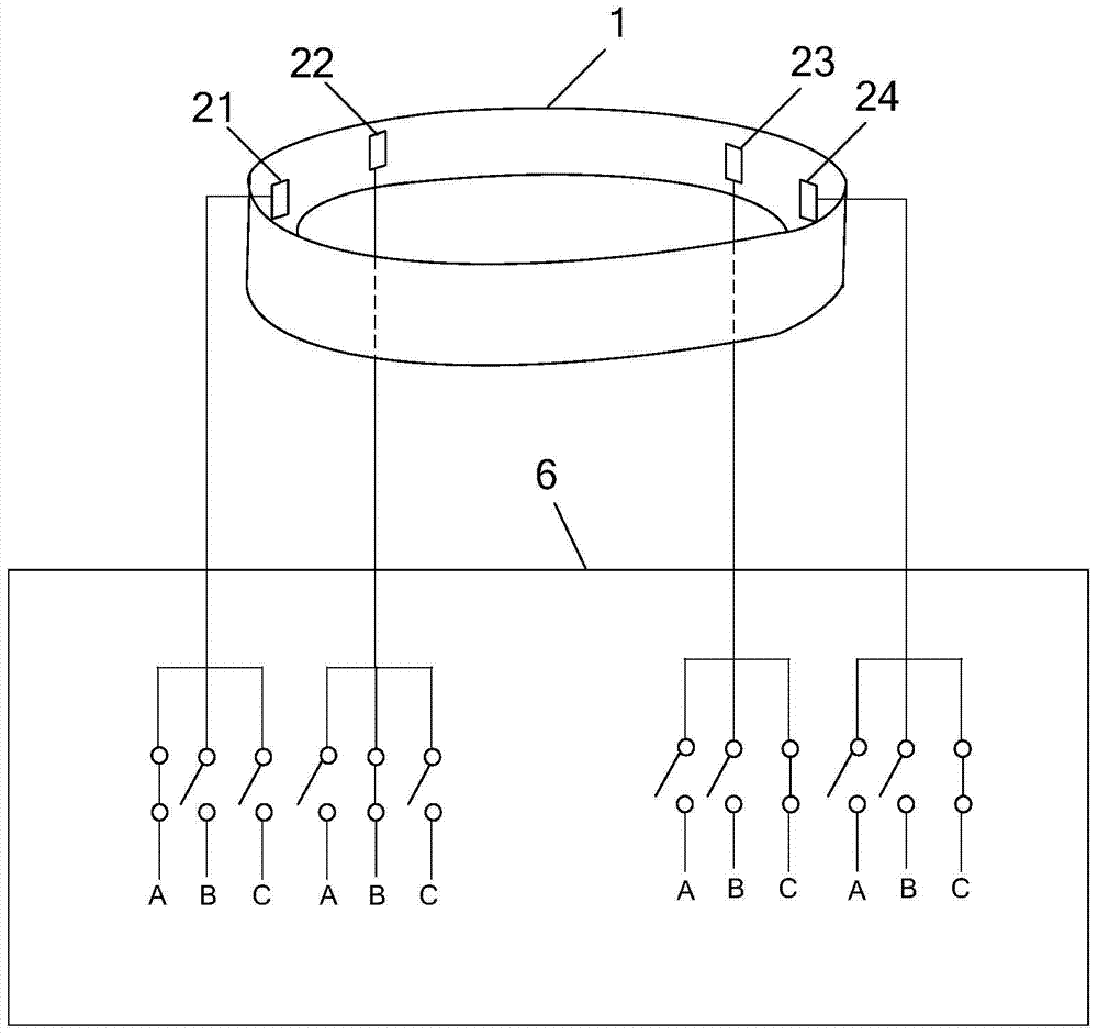 Method and device for controlling electrodes