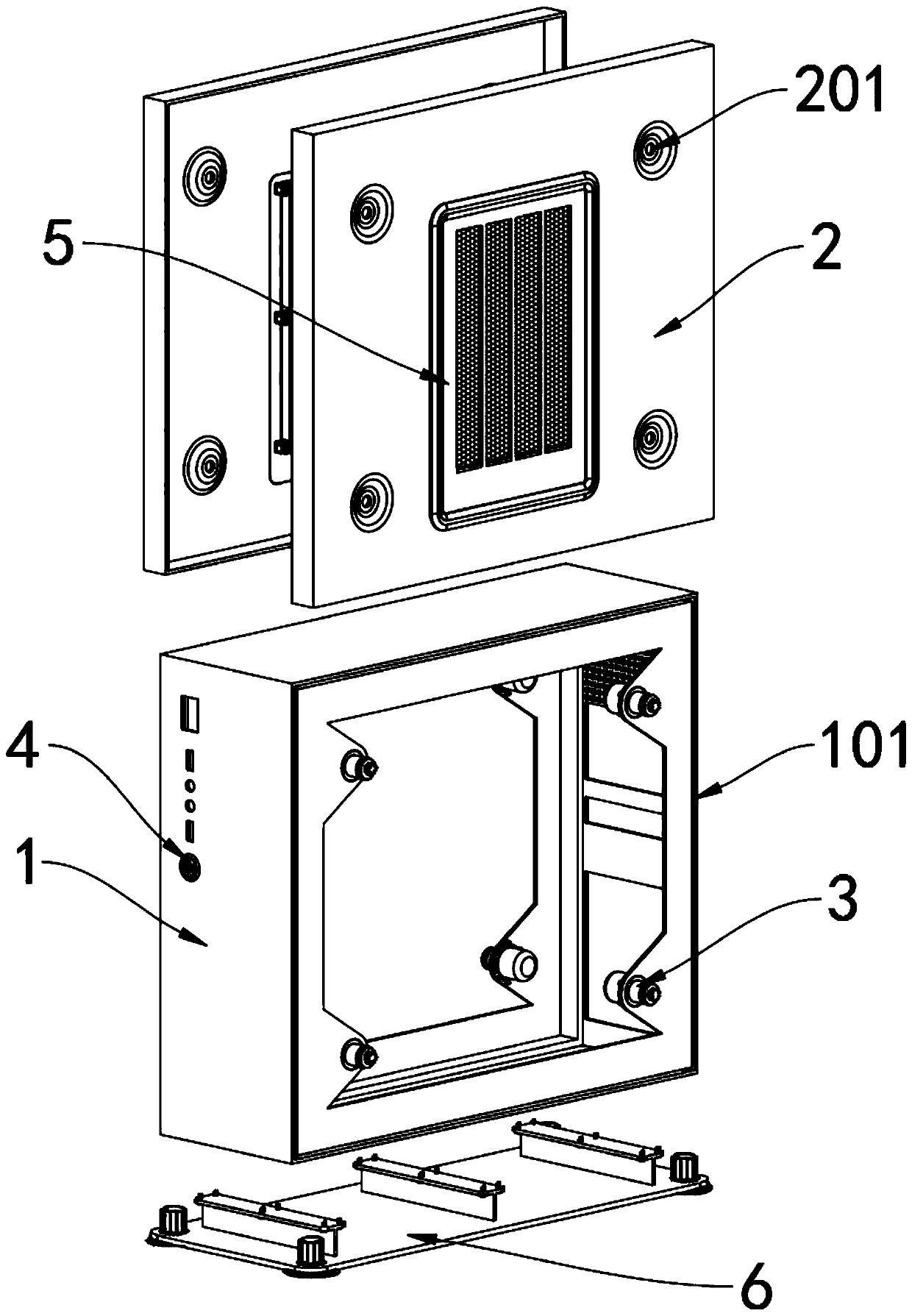 Spliced computer case