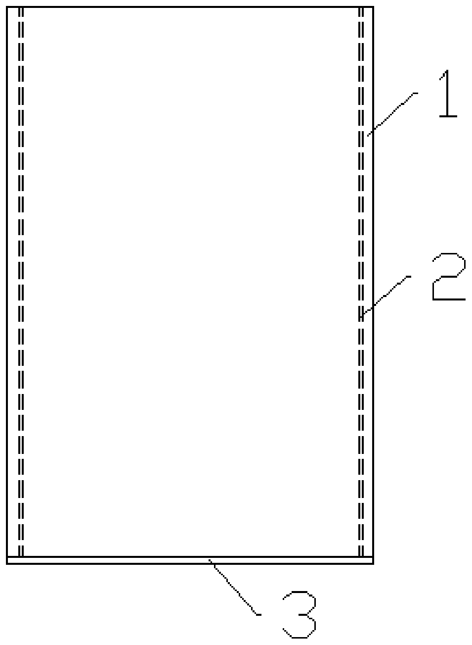 Soil column culture container and soil column culture test method