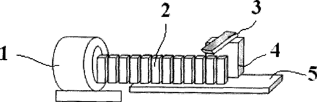 Line drawing tool of permanent magnet