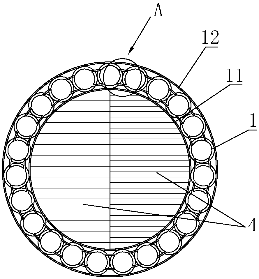 Air-filled channel apparatus for removing tumor specimens from anus after colorectal surgery