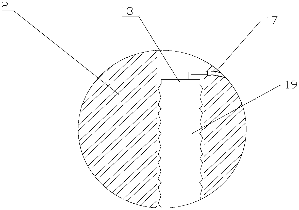 Scaffold lifting device for buildings