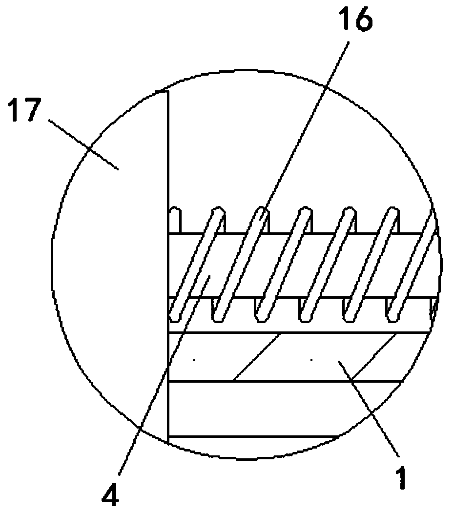 Adjustable processing arm of manual grommet machine for clothes processing