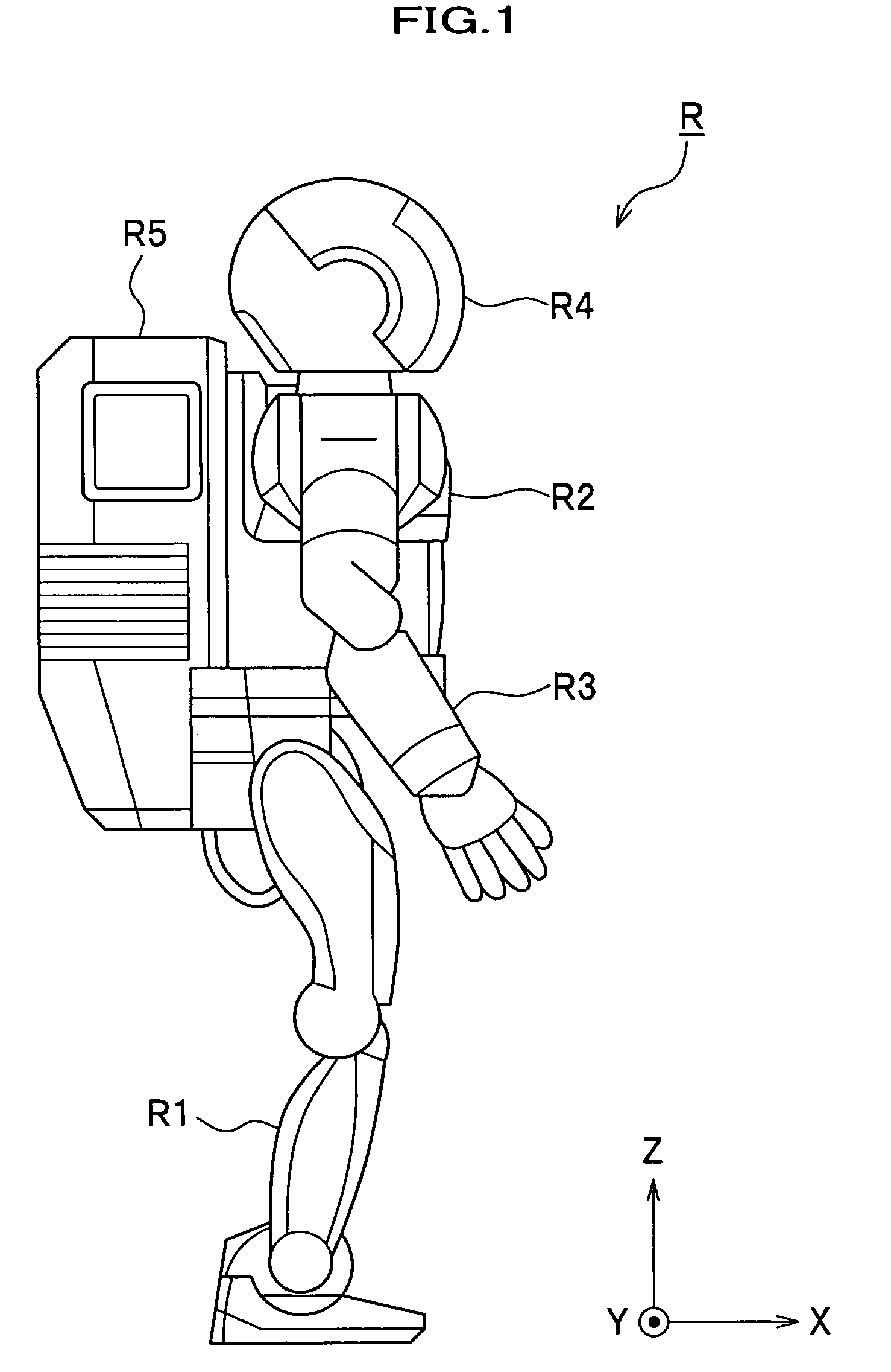 Legged mobile robot controller, legged mobile robot and legged mobile robot control method