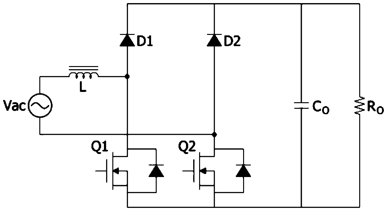 Bridgeless buck-boost AC-to-DC converter