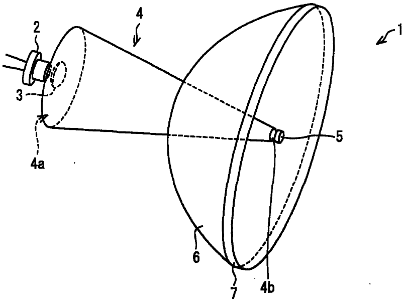 Illuminating device and vehicle headlamp