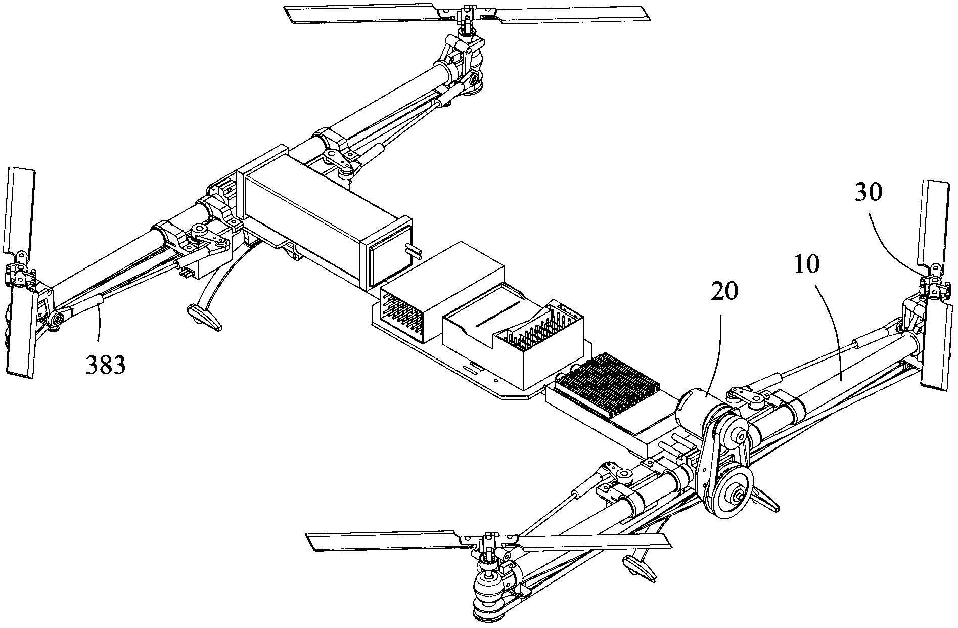 Control method and device of variable pitch aircraft