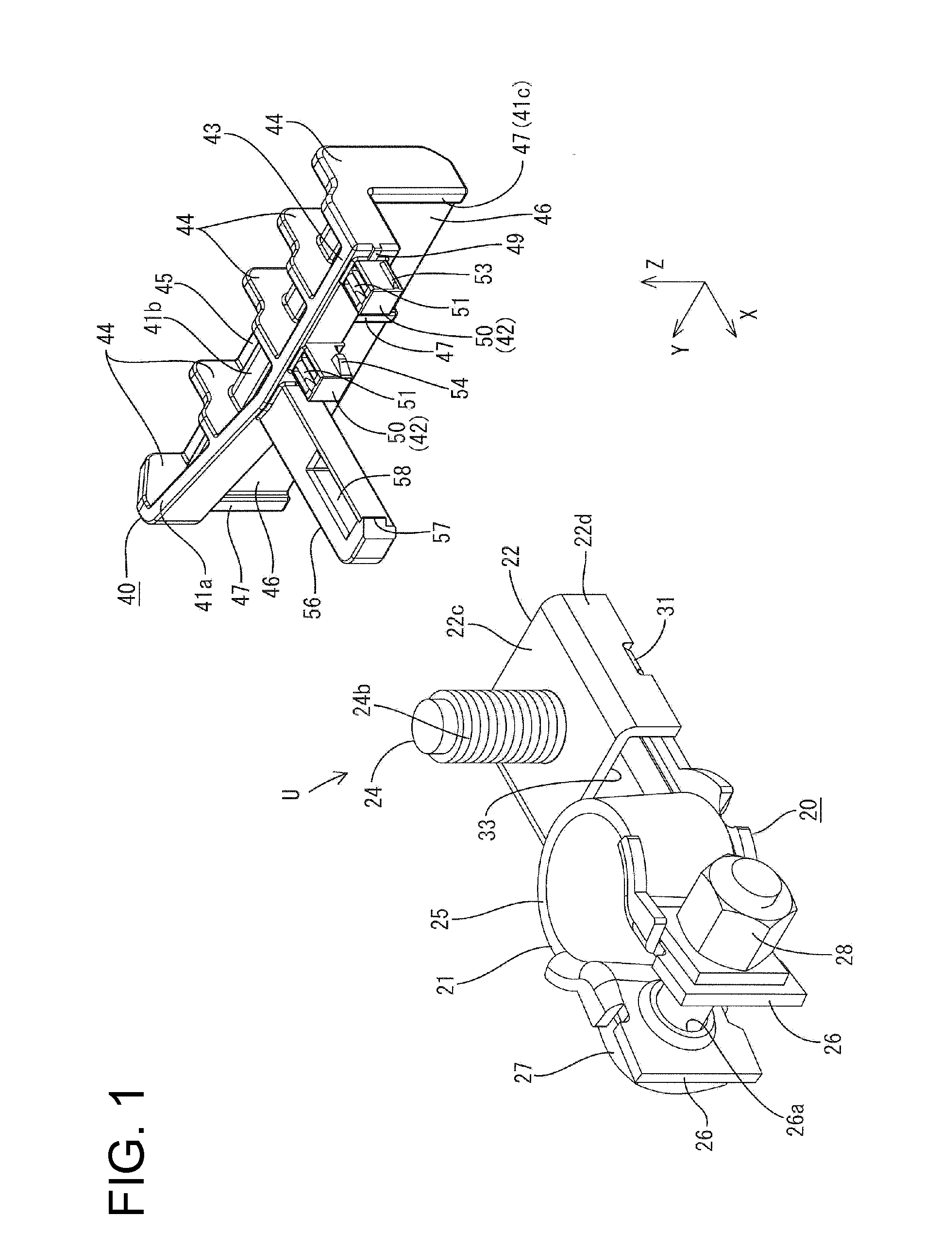 Battery terminal unit