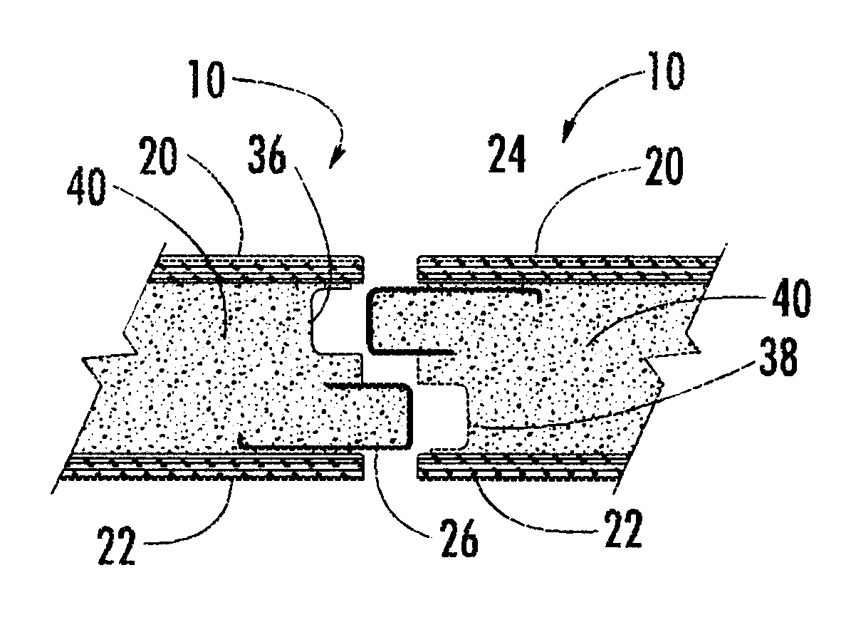 Structural sandwich panels and method of manufacture of structural sandwich panels